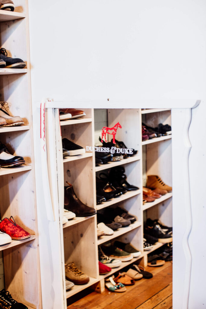 DIY Shoe Shelves for a Closet - Dukes and Duchesses